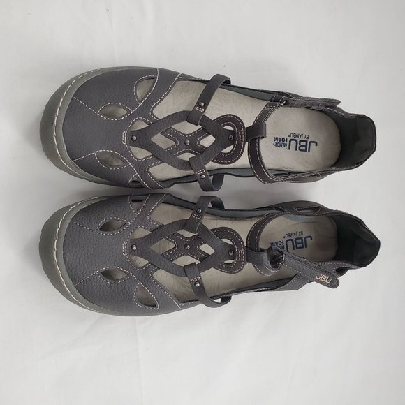JBU By Jambu Women's Sydney Sandal/Flat Walking Shoe Sandals Charcoal Size 10M - Picture 15 of 15